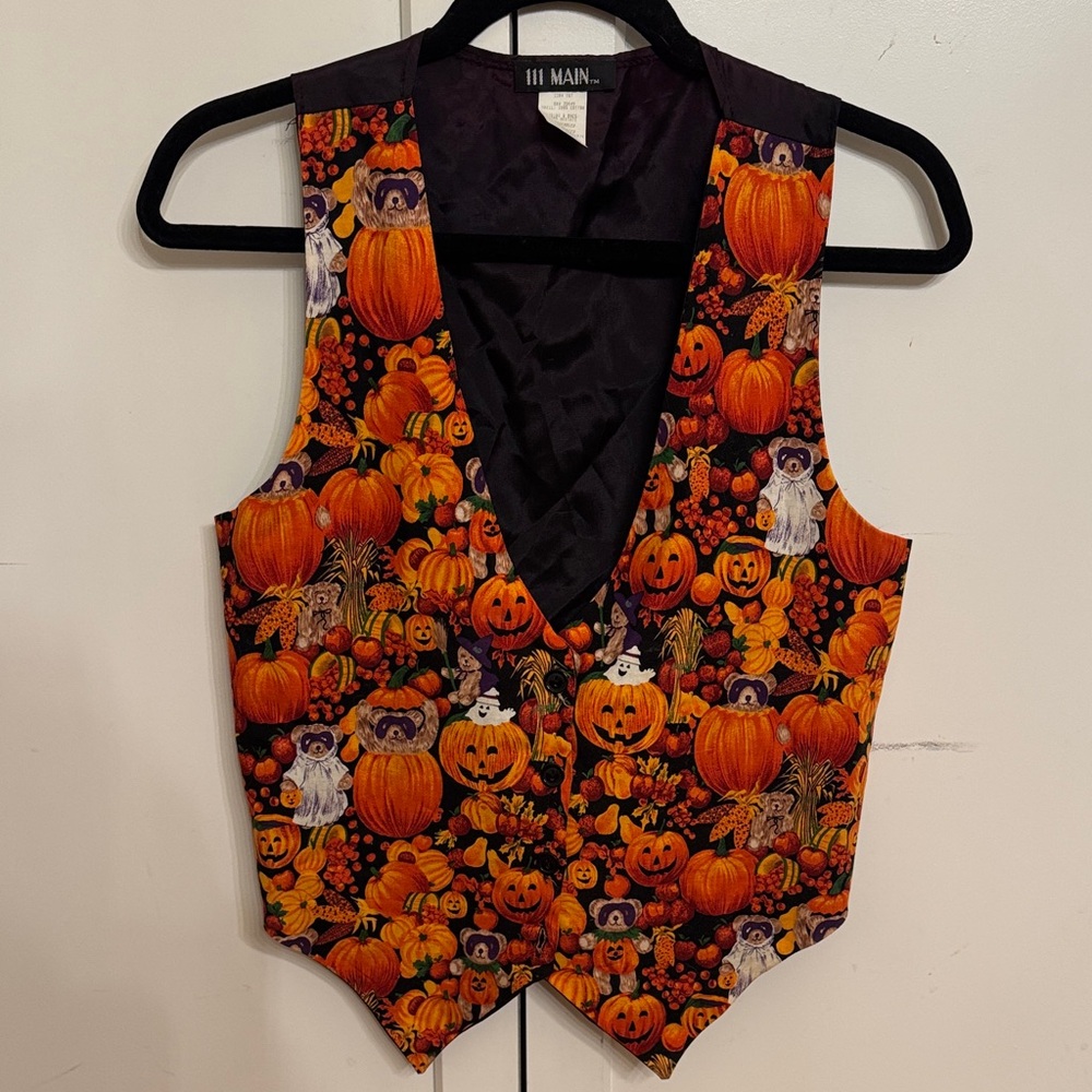 Halloween Pumpkin women’s vest